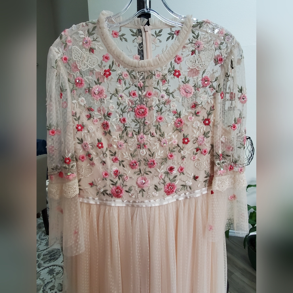 BHLDN Needle & Thread Butterfly Meadow Dress 8 NWT Bridgerton or Garden Party